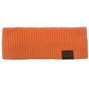 Orange Knitted Acrylic Headband NWOT